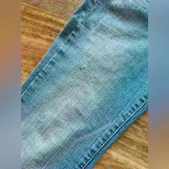 SALE | All American Girl Wax Jeans | Size 3 | Blue | Fit and Flare Pants - Picture 11 of 16